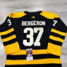 Signed Autographed Black/Yellow JERSEY Patrice Bergeron JSA Authentication