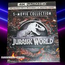 Jurassic World 5 Movie Collection (4K UHD, Blu-ray, Digital)