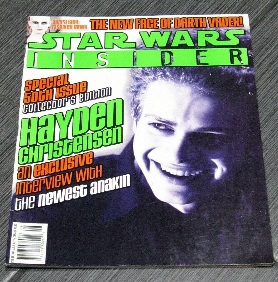 Star Wars Insider Fan Club Magazine Aurra Sing Hayden Christensen #50