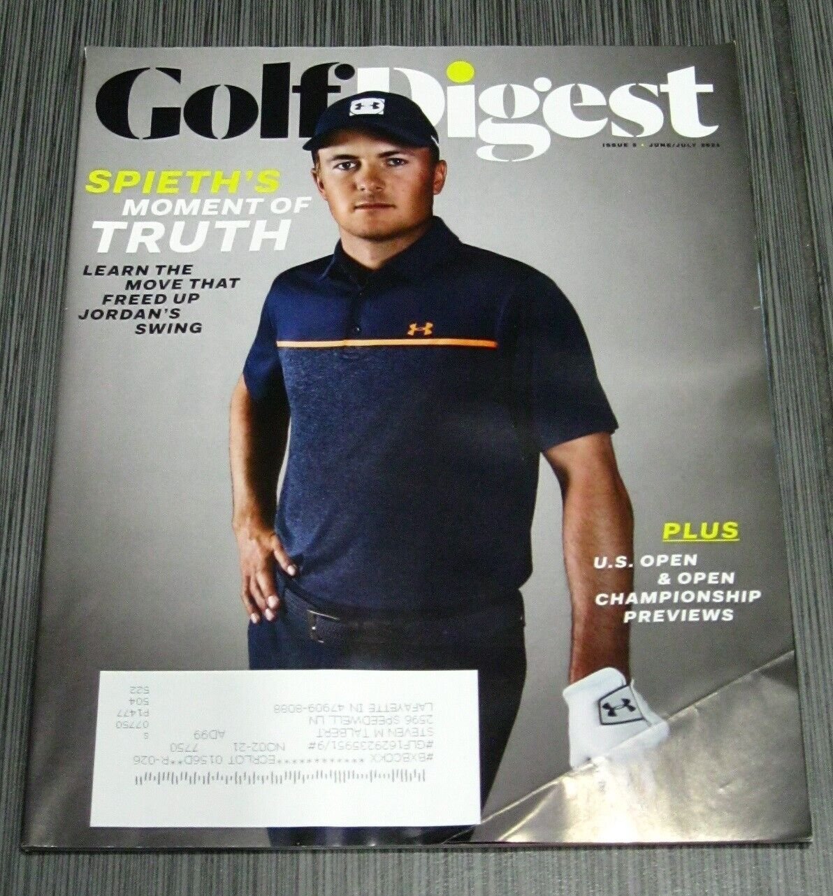 Golf Digest Magazine New June July 2021 Jordan Spieth Moment Of Truth