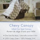CARSEAT CANOPY Chevy Infant Baby Car Seat Cover Canopy Gray