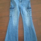First Kiss Girls Denim Jeans Flare Bell Bottoms 7 Pockets Sz 8 NWOT New without Tag