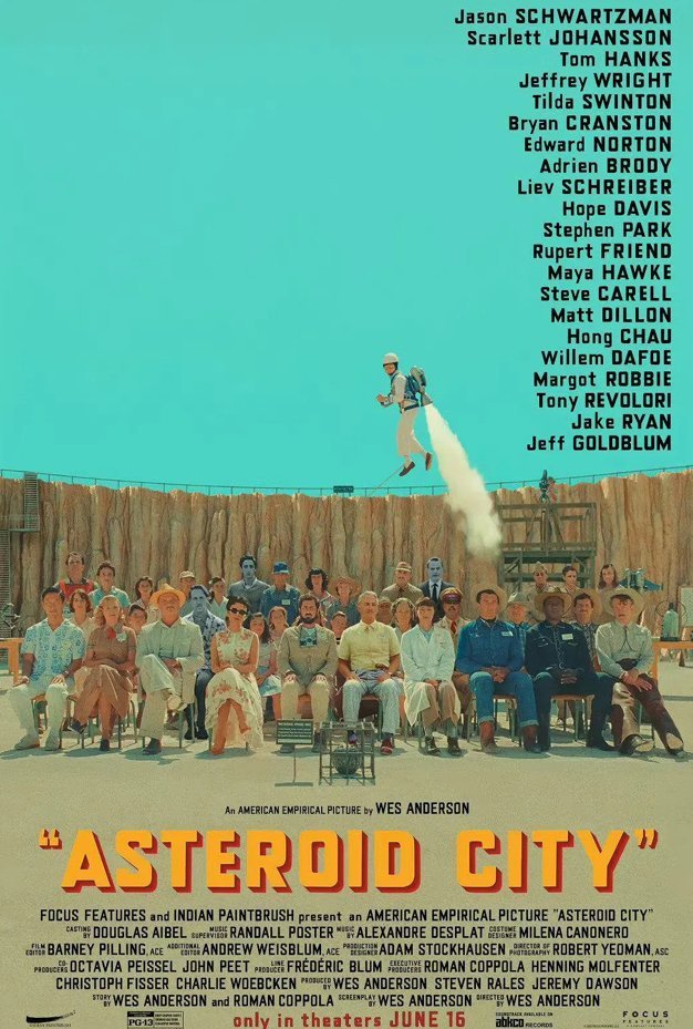 Asteroid City (Blu-ray) 2023 Free Shipping