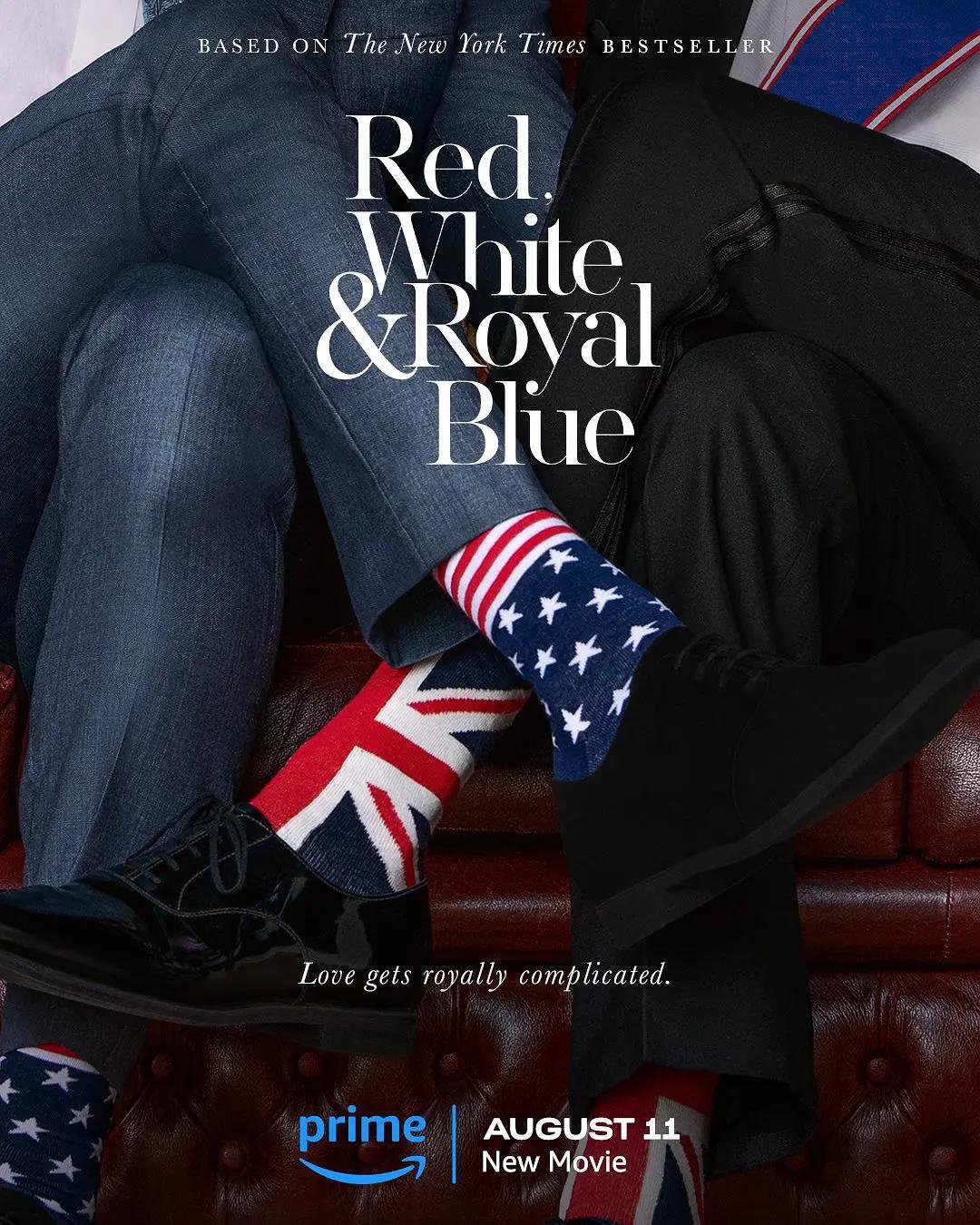 Red, White & Royal Blue (Blu-ray) 2023 Free Shipping