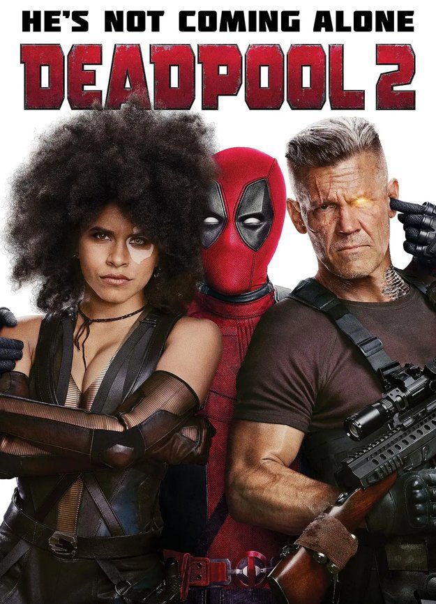 Deadpool 2 (Blu-ray) 2018 Free Shipping