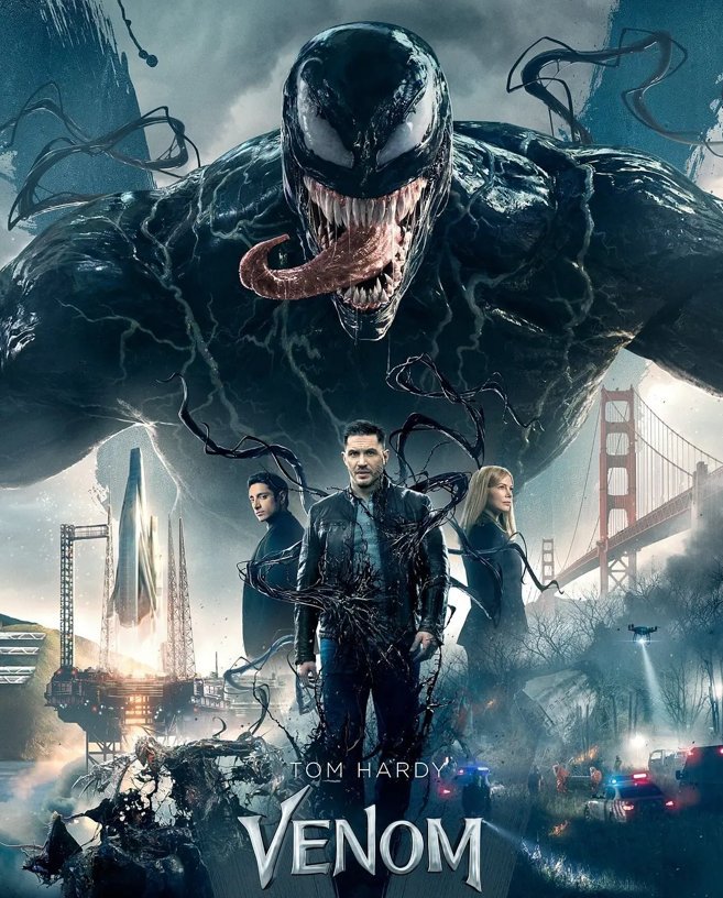 Venom (Blu-ray) 2018 Free Shipping