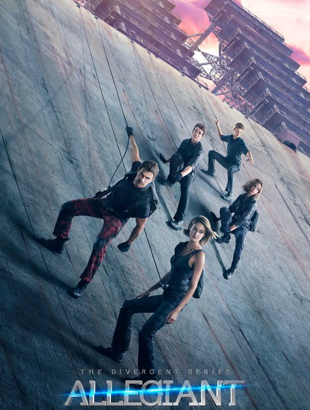 The Divergent 3 (Blu-ray) 2016 Free Shipping