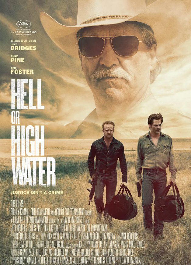 Hell or High Water (Blu-ray) 2016 Free Shipping