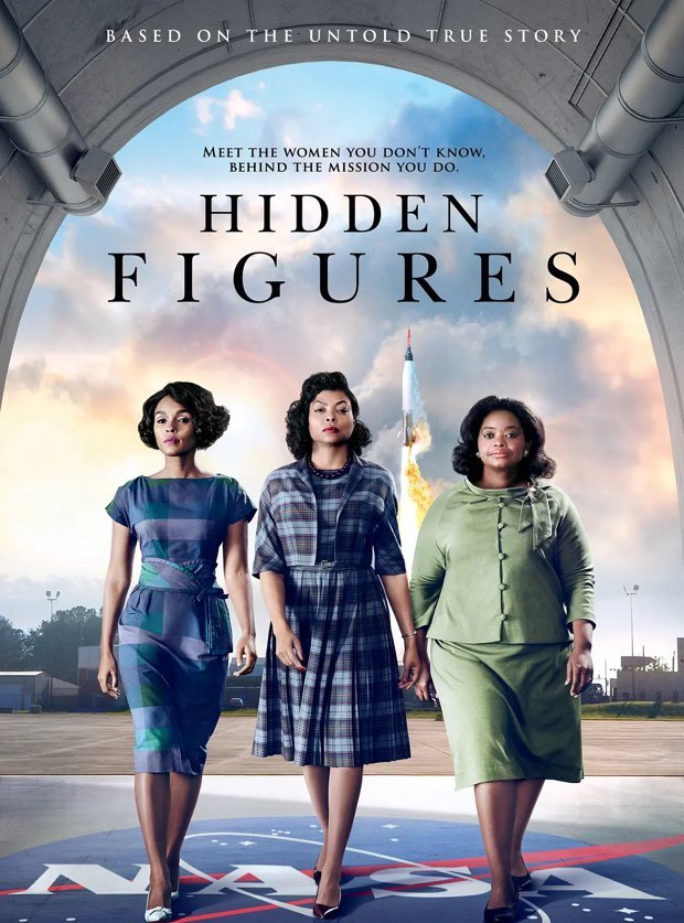 Hidden Figures (Blu-ray) 2016 Free Shipping