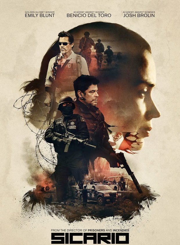 Sicario (Blu-ray) 2015 Free Shipping