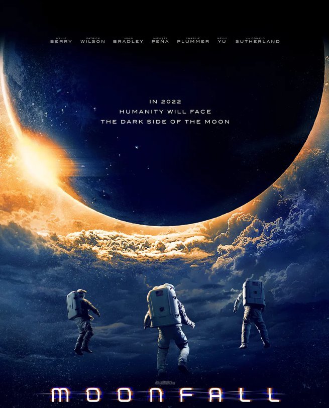 Moonfall (Blu-ray) 2022 Free Shipping