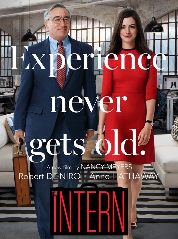 The Intern (Blu-ray) 2015 Free Shipping