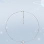 Fashion Necklace 925 silver moon night pendant girls necklace