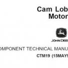 John Deere Cam Lobe Motors Component Technical Service Repair Manual CTM19 John Deere Cam Lobe Motors Component Technical Service Repair Manual CTM19
