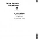 John Deere RX63, RX73, RX75, RX96, SX75, SX96 Riding Mower Technical Service Repair Manual TM1391 John Deere RX63, RX73, RX75, RX96, SX75, SX96 Riding Mower Technical Service Repair Manual TM1391