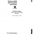 John Deere 3430, 3830 Self Propelled Windrower Technical Service Repair Manual TM1314 John Deere 3430, 3830 Self Propelled Windrower Technical Service Repair Manual TM1314