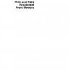 John Deere F510, F525 Residential Front Mower Technical Service Repair Manual TM1475