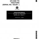 John Deere 870, 970, 1070 Tractor Operator's Manual OMM95326 John Deere 870, 970, 1070 Tractor Operator's Manual OMM95326