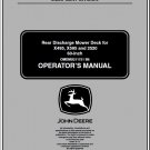 John Deere 60-Inch Recharge Mower Deck For X495, X595, 2520 Tractor Operator’s Manual OMDMU211751 John Deere 60-Inch Recharge Mower Deck For X495, X595, 2520 Tractor Operator’s Manual OMDMU211751