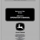 John Deere 30-Inch Mechanical Tiller Operator’s Manual OMM153409