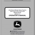 John Deere X700, X720, X724, X728, X729 Ultimate Series Tractors Operator’s Manual OMM161728 John Deere X700, X720, X724, X728, X729 Ultimate Series Tractors Operator’s Manual OMM161728