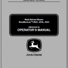 John Deere JS26, JS36, JS46 Walk-Behind Mower Mow Mentum Operator's Manual OMGX23530 John Deere JS26, JS36, JS46 Walk-Behind Mower Mow Mentum Operator's Manual OMGX23530