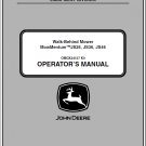 John Deere JS26, JS36, JS46 Walk-Behind Mower Mow Mentum Operator's Manual OMGX24127 John Deere JS26, JS36, JS46 Walk-Behind Mower Mow Mentum Operator's Manual OMGX24127