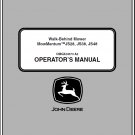 John Deere JS28, JS38, JS48 Walk-Behind Mower Mow Mentum Operator's Manual OMGX24373 John Deere JS28, JS38, JS48 Walk-Behind Mower Mow Mentum Operator's Manual OMGX24373
