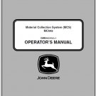 John Deere MC542 Material Collection System Operator's Manual OMM163154