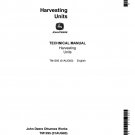 John Deere Harvesting Units Technical Service Repair Manual TM1295