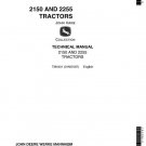 John Deere 2150, 2255 Tractor Operation, Maintenance & Diagnostic Test Service Manual TM4401 John Deere 2150, 2255 Tractor Operation, Maintenance & Diagnostic Test Service Manual TM4401