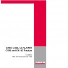 Case IH CX50, CX60, CX70, CX80, CX90, CX100 Tractor Operator Manual