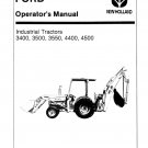New Holland Ford 3400, 3500, 3550, 4400, 4500 Industrial Tractor Operator's Manual 42340040