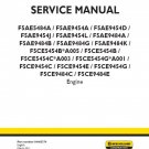 New Holland F5AE5484A, F5CE9484E ENGINES Service Repair Manual 84465374