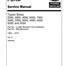 New Holland Tractors 2000, 3000, 4000, 5000 Service Repair Manual 40340070E