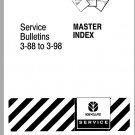 New Holland Master Index Service Bulletins 3-88, 3-98 Service Repair Manual 40991792 New Holland Master Index Service Bulletins 3-88, 3-98 Service Repair Manual 40991792