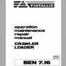 New Holland Fiat Crawler Loader Ben 7 16 Service Repair Manual 59823801 New Holland Fiat Crawler Loader Ben 7 16 Service Repair Manual 59823801