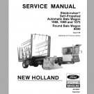 New Holland Ford Round Bale Wagon 1068, 1069, 1075 Bale Wagon, 8500 Service Repair Manual 40106841