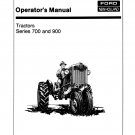 700, 740, 900, 950, 960 Tractor - New Holland Operator's Manual 42070040