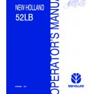52LB Front End Loader on TL80, TL90, TL100 Tractors - New Holland Operator's Manual 87034406 52LB Front End Loader on TL80, TL90, TL100 Tractors - New Holland Operator's Manual 87034406