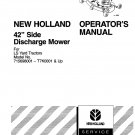 42 Inches Side Discharge Mower for LS Tractors - New Holland Operator's Manual 42 Inches Side Discharge Mower for LS Tractors - New Holland Operator's Manual