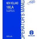 18LA Loader For TC48DA and TC55DA Tractors - New Holland Operator's Manual 87571257 18LA Loader For TC48DA and TC55DA Tractors - New Holland Operator's Manual 87571257