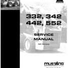 Mustang 332, 342, 442, 552 Skid Steer Loader Service Manual 087-00184 Mustang 332, 342, 442, 552 Skid Steer Loader Service Manual 087-00184