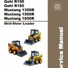 R135, R150, R165 Gehl & 1350R, 1500R, 1650R Mustang Skid-Steer Loader Service Repair Manual