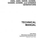 TM1791 - John Deere 250G-550GE, G2500K-G5500KE Generator Technical Manual Download TM1791 - John Deere 250G-550GE, G2500K-G5500KE Generator Technical Manual Download