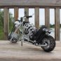 Wire art motorcycle sculpture, Unique figurines for motorcycle enthusiasts, Birthday gift for men