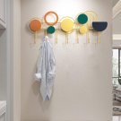 Entryway and Hallway Wall Mounted Coat Hooks Rack. Rustic Coat Hanger Hooks, Key Towel Holder