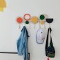 Entryway and Hallway Wall Mounted Coat Hooks Rack. Rustic Coat Hanger Hooks, Key Towel Holder