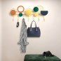 Entryway and Hallway Wall Mounted Coat Hooks Rack. Rustic Coat Hanger Hooks, Key Towel Holder
