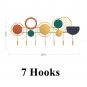 Entryway and Hallway Wall Mounted Coat Hooks Rack. Rustic Coat Hanger Hooks, Key Towel Holder